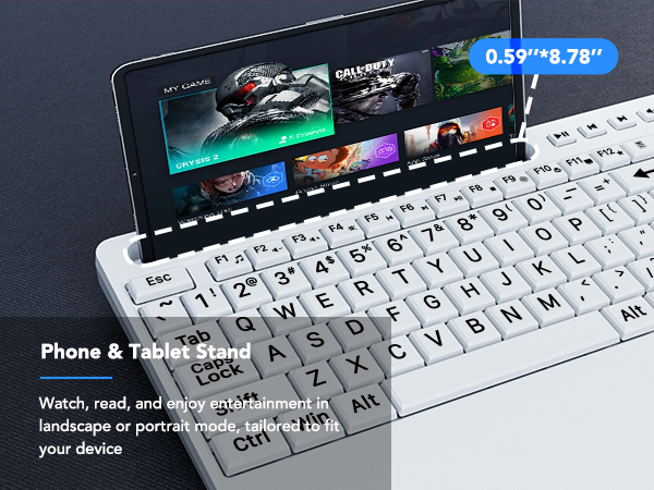 phone stand big print