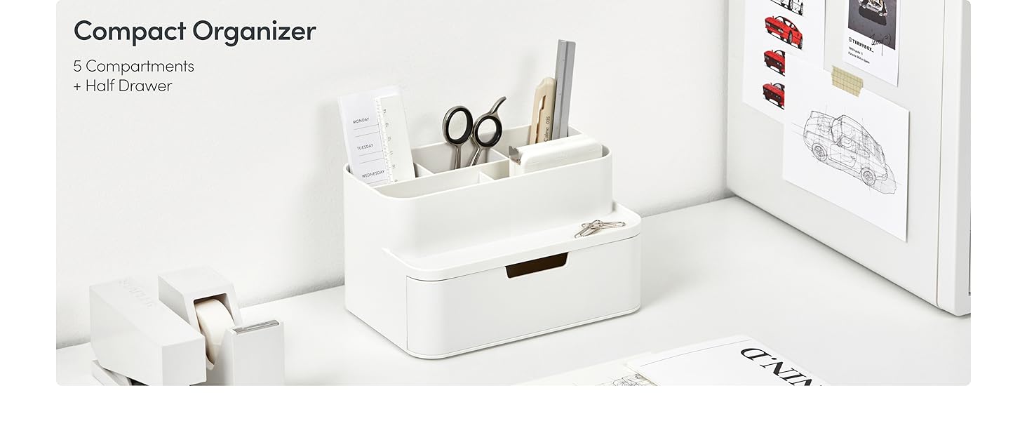 Desk Organizer Storage for Pens Pencils Makeup