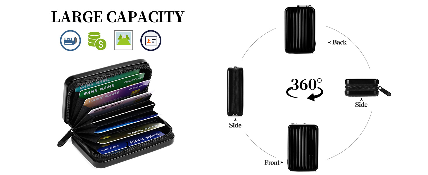 Large Capacity: 9 Card Slots