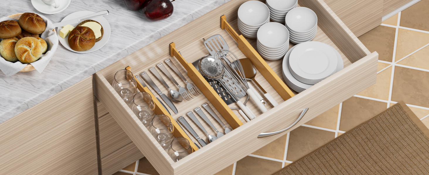 bamboo drawer dividers