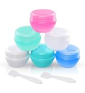 Cosywell Travel Containers Travel Size Containers for Toiletries Cream Jars 6PCS Refillable Leak-...