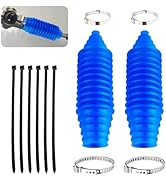 Tie Rod Boot Kit with Pinion Bellow Cable Ties and Clamps,Waterproof & Dustproof Rack and Pinion ...