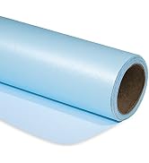 RUSPEPA Blue Matte Wrapping Paper - Solid Color Pearly - lustre Paper Perfect for Wedding, Birthd...