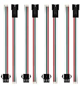 BTF-LIGHTING 20 Pairs JST SM 3 Pin Connectors for WS2812B WS2811 WS2812 WS2814 SK6812 FOCB CCT LE...