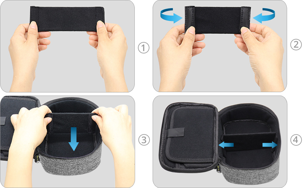 fit hold nintendo switch pro controller wireless controller storage case pouch