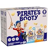 Pirate's Booty White Cheddar & Cheddar Puffs, Gluten Free Snacks, 18 ct | Aged White Cheddar and ...