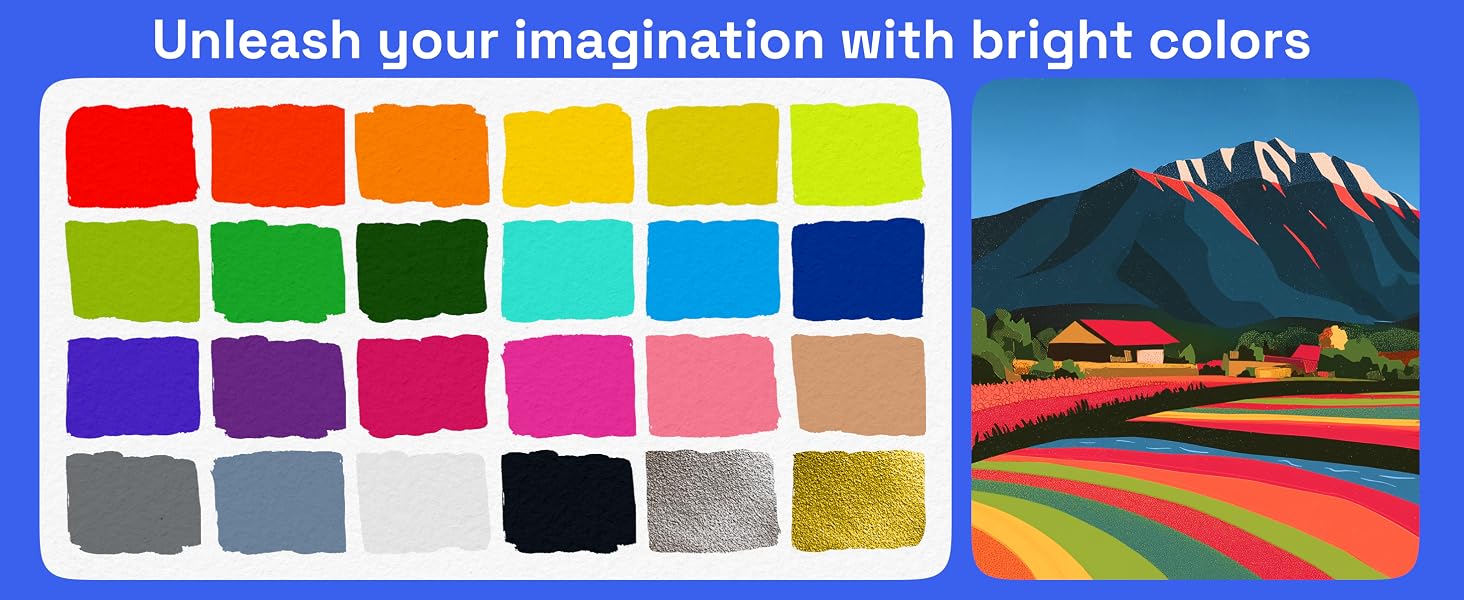bright colors
