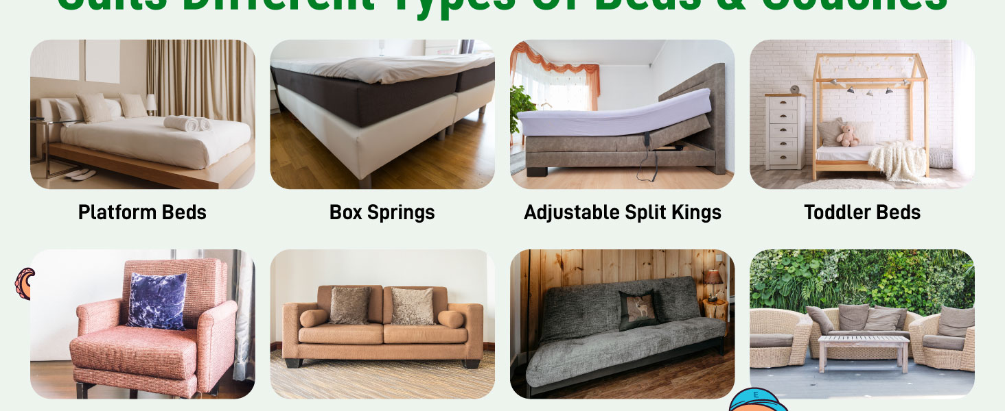 Quick to place cushion grip pads that work indoors and outdoors on couches and patio seating