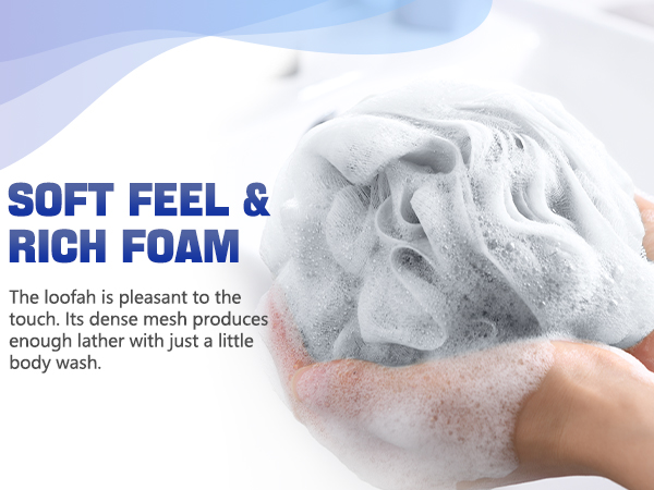 shower pouf