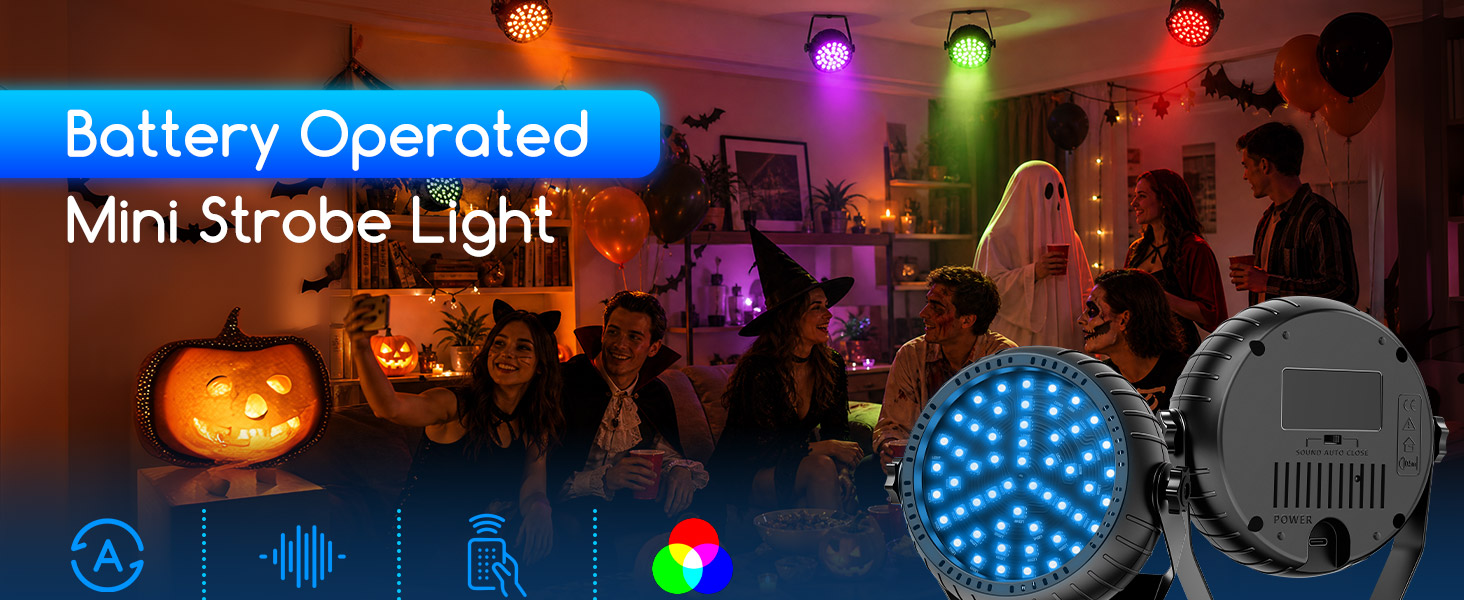 strobe light halloween