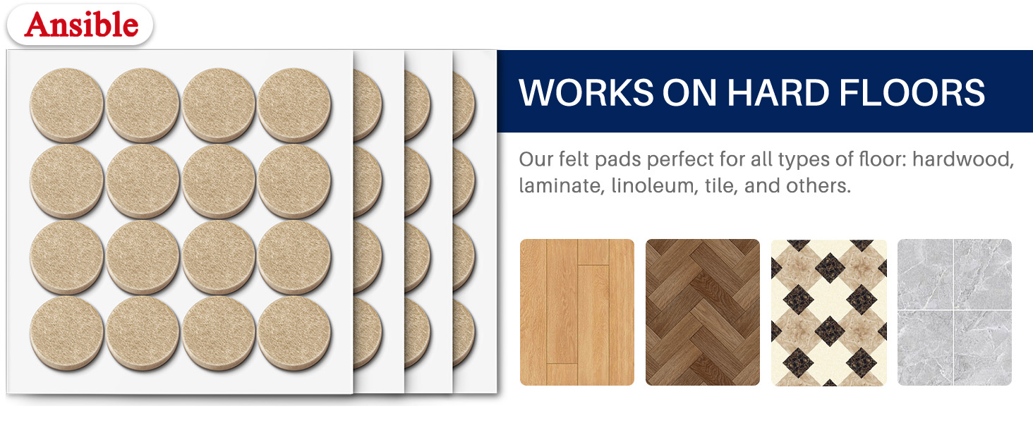 FELT FURNITURE PADS
