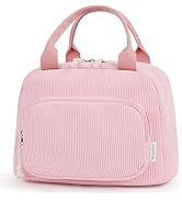 HOMESPON Lunch Bag for Women Men Adults with Front Pocket Cute Corduroy Insulated Lunch Tote Larg...