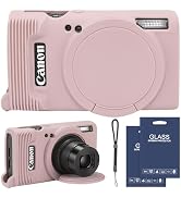 SZHSYJY Case for Canon PowerShot ELPH 360 HS/IXY 650/IXUS 285 HS Camera,Soft Silicone Protective ...