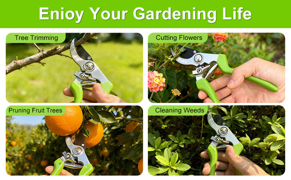 Tree Branch Cutter Loppers for Tree Trimmer Bypass Pruning Shears Garden Clippers Shears Pruner