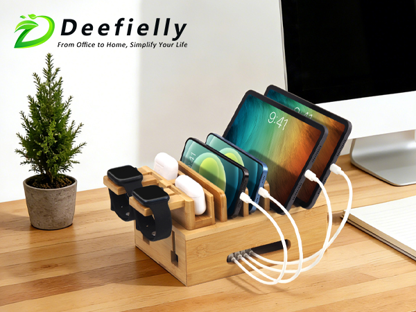 Bamboo charging station