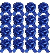 16 Pcs Blue Pull Bows for Gift Wrapping,6 Inch Gift Bows for Presents,Birthday,Anniversary,Party,...