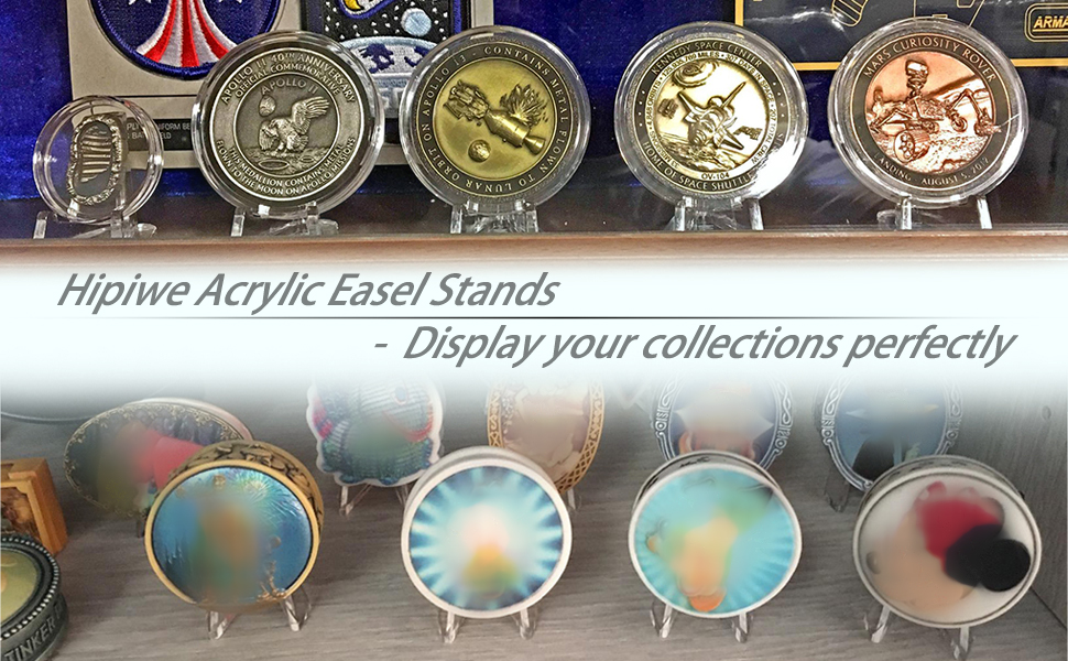 Acrylic Easel Stands for coin
