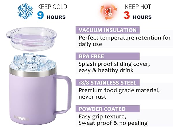 coffee tumbler with handle