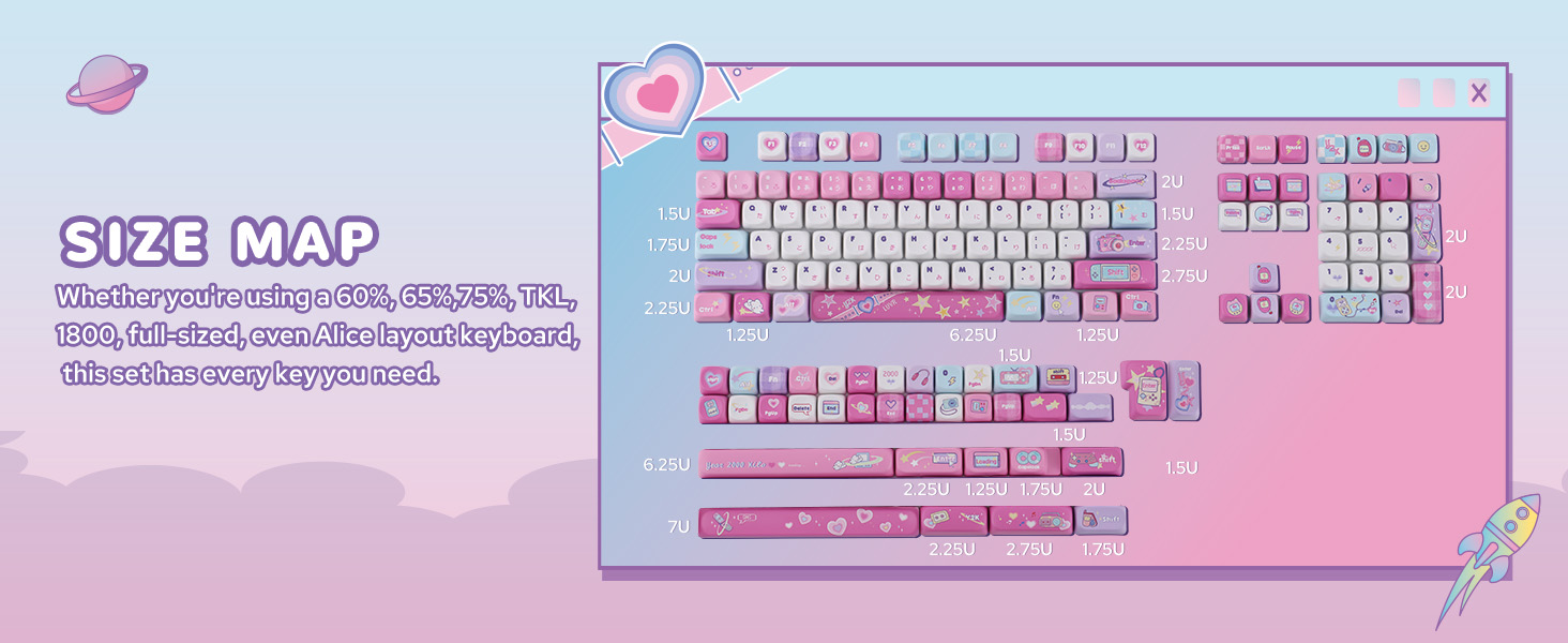 Digital Dreams Keycaps