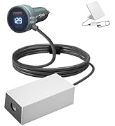 Terapaton LED Car Charger Step-Up Converter for Starlink Mini, DC Power Adapter with Dual USB-A/U...