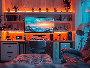 UVTaoYuan lights decorated gaming room