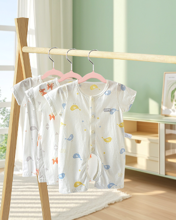 Flocked Newborn Hangers