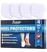 Silicone Heel Protector, Strong and Breathable Heel Protectors, Heel Cups for [Fast Heel Pain Rel...