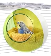 Bird Nest for Cage Bite-Resistant, Washable Clear Observation Small Bird House Hanging, Warm Bird...