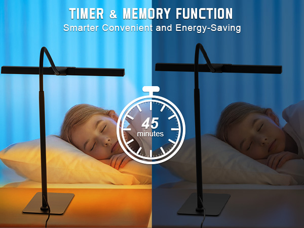 LED Desk Lamp for Home Office Black