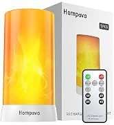LED Flame Lights with Remote & Timer