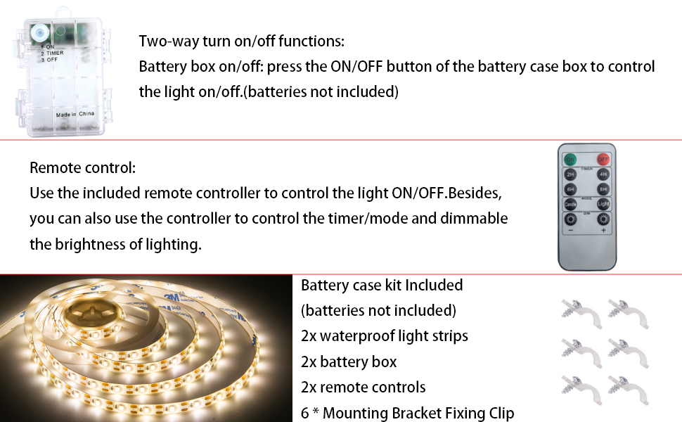 battery operated rope lights