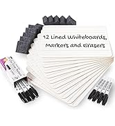 Charles Leonard Dry Erase Board Classroom Pack - Mini Lapboard School Supplies - Includes 12 Each...