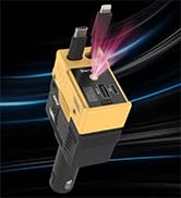 Retractable Car Charger with Starry Light Yellow