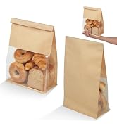 Bread Bags for Homemade Bread, Sourdough Paper With Ties, 15.7 * 10.2 * 5.1 in, Tin Tie Tab Lock ...