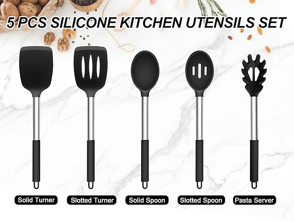 kitchen cooking utensil set