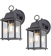 LIT-PaTH Dusk to Dawn Outdoor Wall Lantern, Wall Sconce, Waterproof Proch Light Fixture E26 Base,...