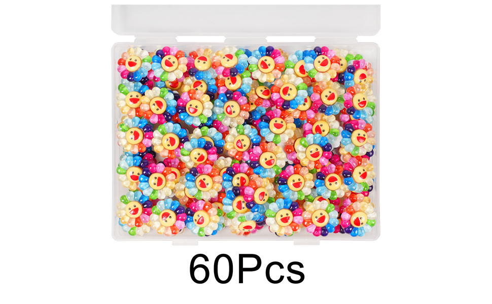 Sunflower smiley face accessory