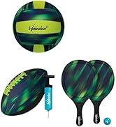 Waboba Sport Beach Pack – Includes 9 Inch Water Football, Beach Volleyball & Paddle Set – Perfect...