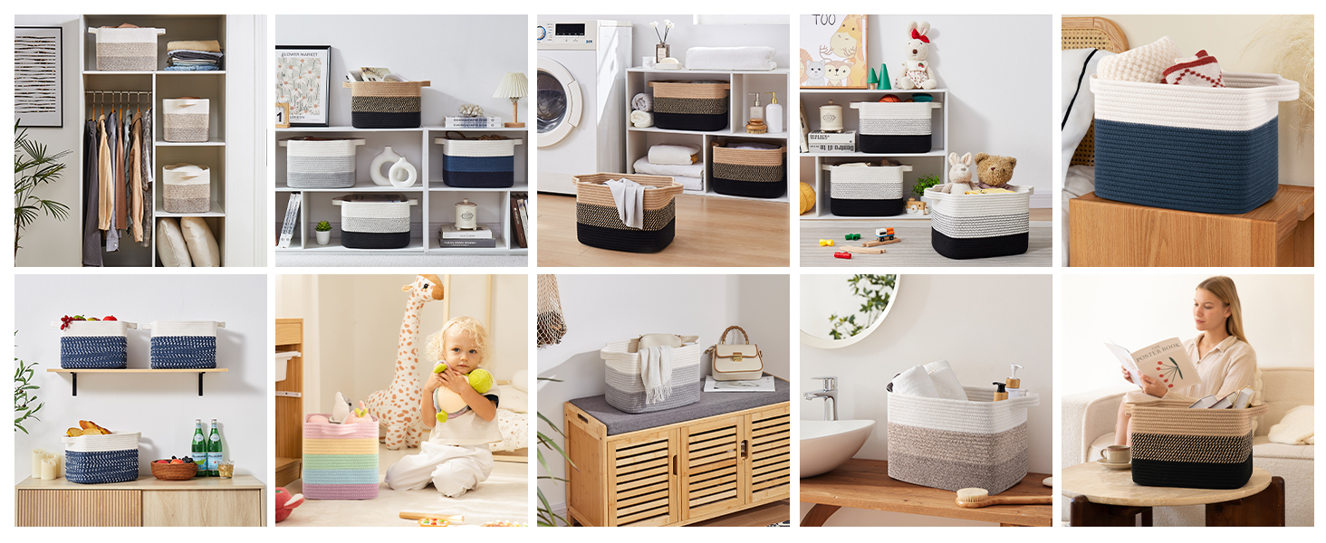 OIAHOMY Storage Basket-customer say