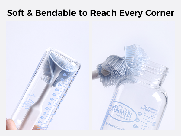 Soft & Bendable to Reach Every Corner