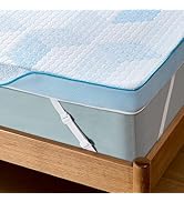 PERLECARE Medium Firm Mattress Topper Queen – 3 Inch Cooling Gel Memory Foam Bed Topper for Press...