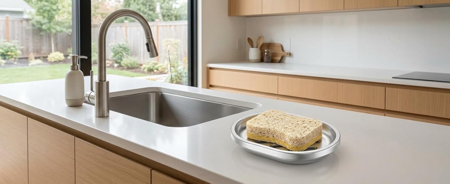 stainless steel soap dish for bathroom