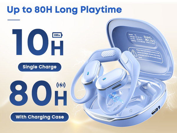 Up to 80H Long Playtime