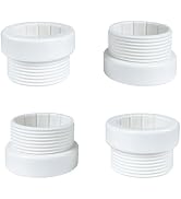 CAMOLIKOS 4Pack White Pool Umbrella Stabilizer Adapter For Aquastar 1 3/4" Pool Umbrella