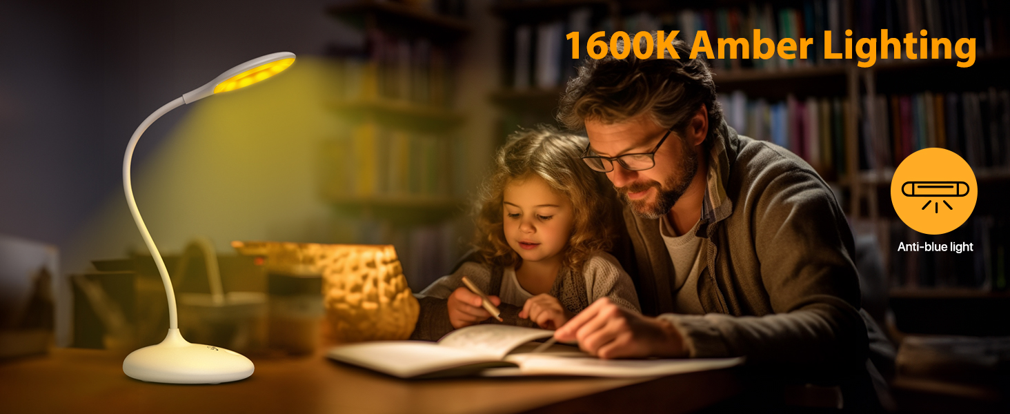 1600k amber light desk lamp a+3