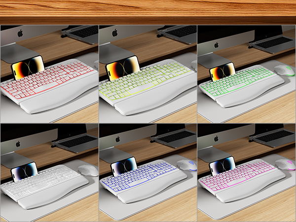 7 color backlit with rgb mouse