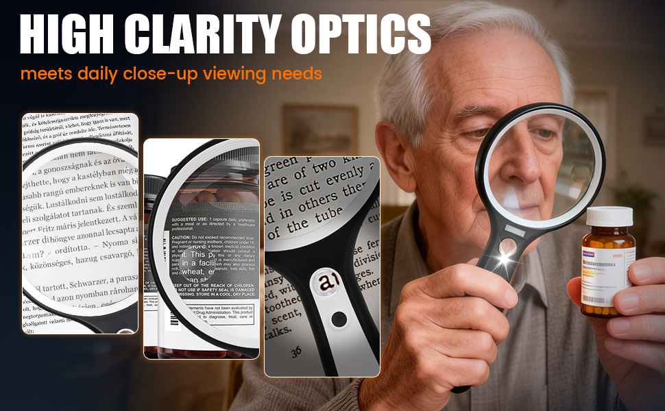 Magnifying Glass with Light