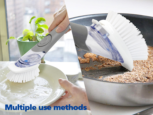 Dish Brush with Soap Dispenser