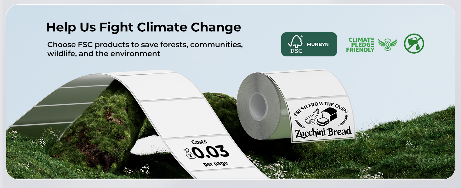 3x2 thermal labels
