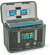 SYMIK Insta 360 X4 Battery Charger for Insta360 X4 Accessory, 30W OLED Screen Intelligent Two Way...